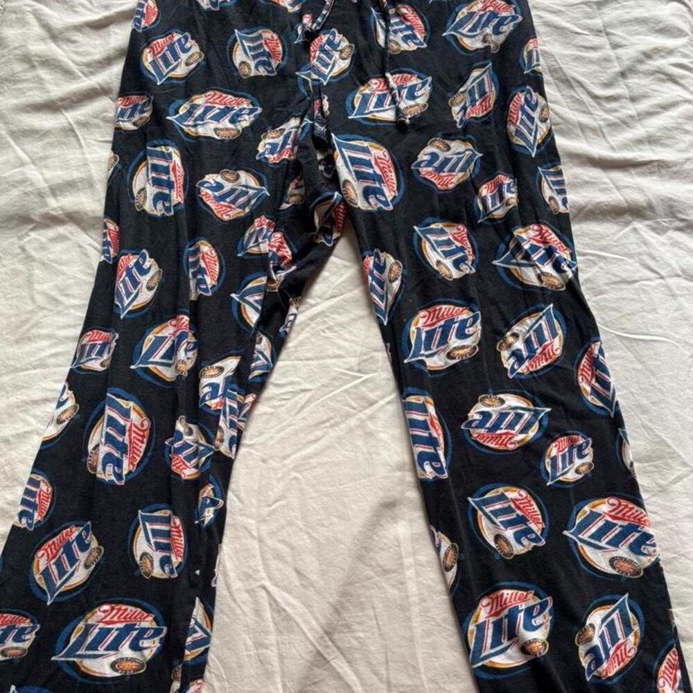 Vintage 2000s miller lite pajamas